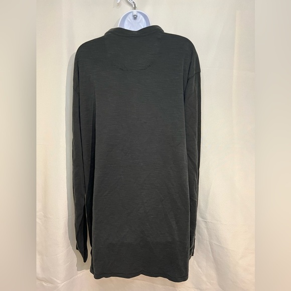 Roundtree & Yorke Big & Tall Long Sleevy Polynosic Henley Shirt, size 2XT, NWT! - Picture 5 of 10